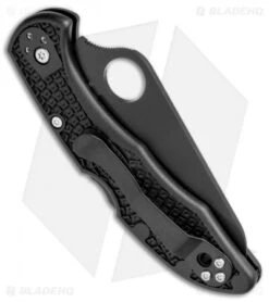 Spyderco Salt 2 Lock Back Knife Black FRN (3" Black) C88PBBK2 -Spyderco Sales Spyderco Salt 2 LB Black FRN Black C88PBBK2 BHQ 71339 jr side