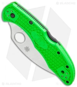 Spyderco Salt 2 Wharncliffe Lockback Knife Green FRN (3" Serr) C88FSWCGR2 -Spyderco Sales Spyderco Salt 2 Wharncliffe LB Green FRN Serr C88FSWCGR2 BHQ 121032 jr spine