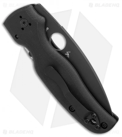Spyderco Shaman Compression Lock Knife Black G-10 (3.6" Black Full Ser) C229GSBK 5 Spyderco Shaman Compression Lock Knife Black G-10 (3.6" Black Full Ser) C229GSBK - Image 3