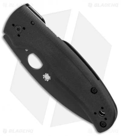 Spyderco Shaman Compression Lock Knife Black G-10 (3.6" Black Full Ser) C229GSBK 4 Spyderco Shaman Compression Lock Knife Black G-10 (3.6" Black Full Ser) C229GSBK - Image 2