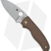Spyderco Shaman Compression Lock Knife Brown G-10 (3.4" Satin CPM 15V) C229GP -Spyderco Sales Spyderco Shaman Brown G 10 SW BHQ 179355 jr