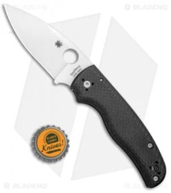 Spyderco Shaman Sprint Run Compression Lock Knife Carbon Fiber (3.6" Satin S90V) -Spyderco Sales Spyderco Shaman Sprint Run Compression Lock CF Satin C229CFP BHQ 97441 jr bottlecap