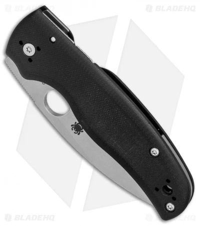 Spyderco Shaman Compression Lock Knife Black G-10 (3.6" SW Full Serr) C229GS 5 Spyderco Shaman Compression Lock Knife Black G-10 (3.6" SW Full Serr) C229GS - Image 3