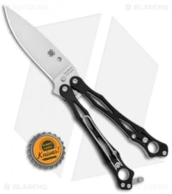 Spyderco SmallFly 2 Balisong Butterfly Knife Black G-10 (3.4" Satin) B02GP2 -Spyderco Sales Spyderco SmallFly 2 Balisong Butterfly Black G 10 Satin B02GP2 BHQ 116286 jr bottlecap