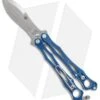 Spyderco SmallFly Blue G10 Butterfly Knife Balisong Flipper B02GPBL *Collection* -Spyderco Sales Spyderco Smallfly blue G10 butterfly knife balisong flipper B02GPBL BHQ 8984 er