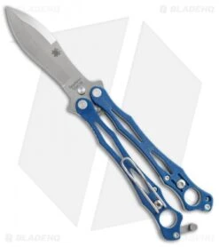 Spyderco SmallFly Blue G10 Butterfly Knife Balisong Flipper B02GPBL *Collection*