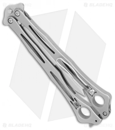 Spyderco SpyderFly Butterfly Bali Flipper 440C Knife (4.125" Satin) *Collection* 4 Spyderco SpyderFly Butterfly Bali Flipper 440C Knife (4.125" Satin) *Collection* - Image 2