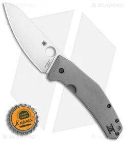 Spyderco SpydieChef Frame Lock Knife Gray Ti (3.3" Satin) C211TIP 11 Spyderco SpydieChef Frame Lock Knife Gray Ti (3.3" Satin) C211TIP -Spyderco Sales Spyderco SpydieChef Frame Lock Knife Gray Ti 3.3 Satin C211TIP BHQ 36436 LS Bottlecap