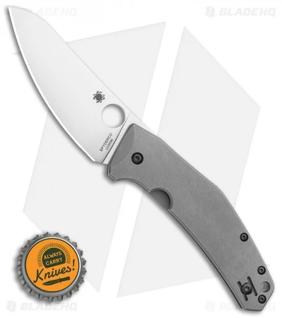 Spyderco SpydieChef Frame Lock Knife Gray Ti (3.3" Satin) C211TIP 6 Spyderco SpydieChef Frame Lock Knife Gray Ti (3.3" Satin) C211TIP - Image 4
