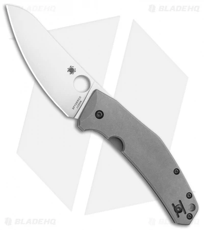 Spyderco SpydieChef Frame Lock Knife Gray Ti (3.3" Satin) C211TIP 3 Spyderco SpydieChef Frame Lock Knife Gray Ti (3.3" Satin) C211TIP