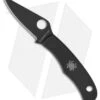 Spyderco Bug Black SS Mini Folding Keychain Knife (1.3" Black) C133BKP -Spyderco Sales Spyderco Stainless Bug Black SS Mini Keychain Black BHQ 116288 jr 2