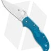 Spyderco Stretch 2 Lightweight Lockback Knife Blue FRN (3.4" Satin)