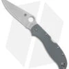 Spyderco Stretch 2 XL Lockback Knife Gray G-10 (4" Satin) C258GPGYCW -Spyderco Sales Spyderco Stretch 2 XL LB Gray G 10 Satin BHQ 175393 jr