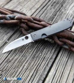 Spyderco SwayBack Frame Lock Knife (3.53" Stonewash XHP) C249TIP -Spyderco Sales Spyderco SwayBack Frame Lock Knife Stonewash XHP C249TIP BHQ 112404 kp chain web