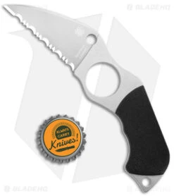 Spyderco Swick 6 Fixed Blade Knife G-10 (1.9" SW Serr LC200N) FB14S6 -Spyderco Sales Spyderco Swick 6 Fixed Blade G 10 Satin Serr BHQ 112417 jr bottlecap