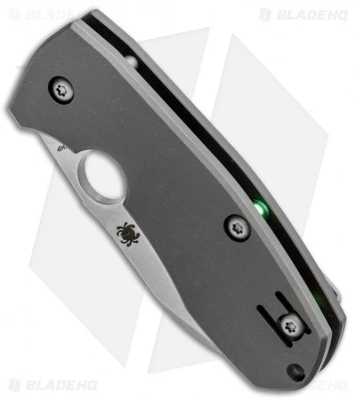 Spyderco Techno 2 Frame Lock Knife Titanium (2.55" Stonewash) C158TIP2 4 Spyderco Techno 2 Frame Lock Knife Titanium (2.55" Stonewash) C158TIP2 - Image 2