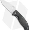 Spyderco Tenacious Folding Knife Carbon Fiber/G-10 (3.375" Satin Serr) C122CFPS -Spyderco Sales Spyderco Tenacious CF G 10 Satin Serr C122CFPS BHQ 76660 jr