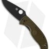 Spyderco Tenacious Lightweight Folding Knife OD Green FRN (3.4" Black) -Spyderco Sales Spyderco Tenacious LL OD Green FRN Black BHQ 120671 jr