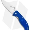 Spyderco Tenacious Lightweight Blue FRN Knife (3.4" Satin S35VN) C122PBL -Spyderco Sales Spyderco Tenacious Lightweight Blue FRN Knife 3.4 Satin S35VN C122PBL BHQ 116282 LS