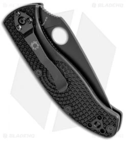 Spyderco Tenacious Lightweight Knife FRN (3.375" Black Full Serr) C122SBBK 8 Spyderco Tenacious Lightweight Knife FRN (3.375" Black Full Serr) C122SBBK -Spyderco Sales Spyderco Tenacious Lightweight FRN Black Full Serr C122SBBK BHQ 106185 jr side