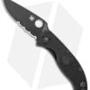 Spyderco Tenacious Lightweight Folding Knife FRN (3.375" Black Serr) C122PSBBK