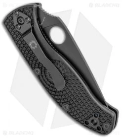 Spyderco Tenacious Lightweight Folding Knife FRN (3.375" Black Serr) C122PSBBK -Spyderco Sales Spyderco Tenacious Lightweight FRN Serr C122PSBBK BHQ 106184 jr side