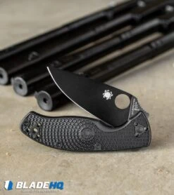 Spyderco Tenacious Lightweight Folding Knife FRN (3.375" Black) C122PBBK -Spyderco Sales Spyderco Tenacious Lightweight Folding Knife FRN Black C122PBBK BHQ 106183 kp daisy web