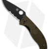 Spyderco Tenacious Lightweight Folding Knife OD Green FRN (3.4" Black Serr) 2 Spyderco Tenacious Lightweight Folding Knife OD Green FRN (3.4" Black Serr) -Spyderco Sales Spyderco Tenacious Lightweight Folding Knife OD Green FRN 3in Black Serr BHQ 120673 td