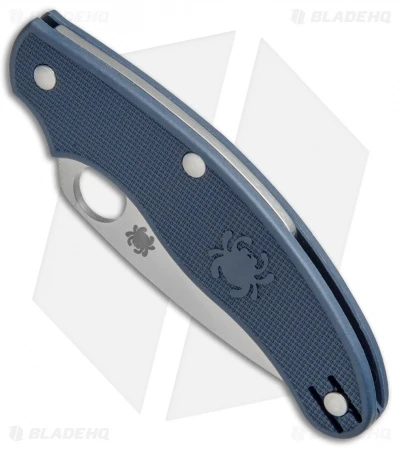 Spyderco UK Pen Knife Slip Joint Dark Blue FRN (2.9" Satin CPM-S110V) C94PDBL 4 Spyderco UK Pen Knife Slip Joint Dark Blue FRN (2.9" Satin CPM-S110V) C94PDBL - Image 2