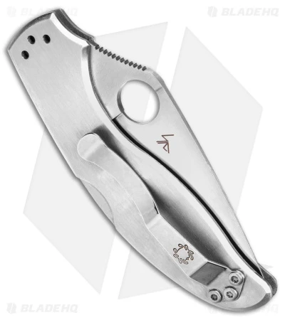 Spyderco UpTern Lock Back Knife Stainless Steel (2.9" Satin Serrated) 5 Spyderco UpTern Lock Back Knife Stainless Steel (2.9" Satin Serrated) - Image 3