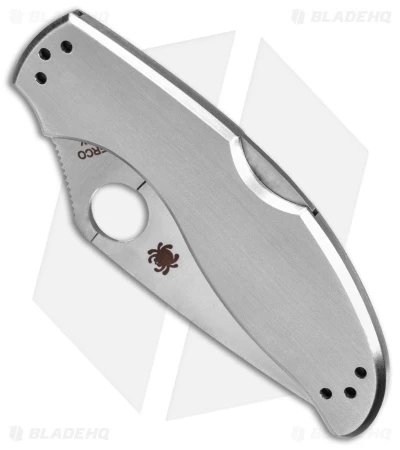 Spyderco UpTern Lock Back Knife Stainless Steel (2.9" Satin Serrated) 4 Spyderco UpTern Lock Back Knife Stainless Steel (2.9" Satin Serrated) - Image 2