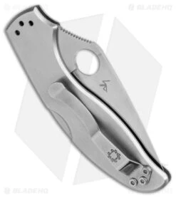 Spyderco UpTern Lock Back Knife Stainless Steel (2.9" Satin) 8 Spyderco UpTern Lock Back Knife Stainless Steel (2.9" Satin) -Spyderco Sales Spyderco UpTern Lock Back SS Satin BHQ 145709 jr side