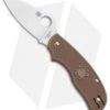 Spyderco Urban Lightweight Sprint Run Knife Brown FRN (2.56 Satin) C127PBN