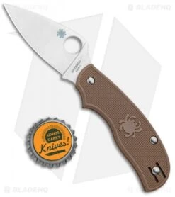Spyderco Urban Lightweight Sprint Run Knife Brown FRN (2.56 Satin) C127PBN -Spyderco Sales Spyderco Urban Lightweight Sprint Run Brown FRN Satin C127PBN BHQ 97442 jr bottlecap
