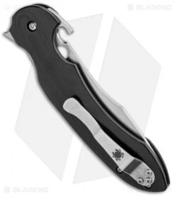 Spyderco Vogt Tropen Compression Lock Knife Black G-10 (4" Satin) C237GP -Spyderco Sales Spyderco Vogt Tropen Compression Lock Black G 10 Satin C237GP BHQ 85402 jr side