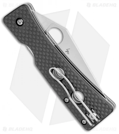Spyderco Watu Compression Lock Knife Carbon Fiber (3.25"Satin) C251CFP 5 Spyderco Watu Compression Lock Knife Carbon Fiber (3.25"Satin) C251CFP - Image 3