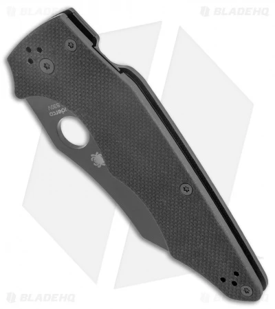 Spyderco YoJumbo Compression Lock Knife Black G-10 (4" Black) C253GPBBK 4 Spyderco YoJumbo Compression Lock Knife Black G-10 (4" Black) C253GPBBK - Image 2