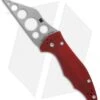 Spyderco Yojimbo 2 Trainer Red G-10 (3.125" Stonewash) C85TR2 -Spyderco Sales Spyderco Yojimbo 2 Trainer red satin BHQ 76247 er