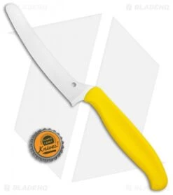 Spyderco Z-Cut Lightweight Black Yellow Tip (4.5" Satin) K13PYL -Spyderco Sales Spyderco Z Cut Lightweight Yellow Blunt Tip Satin K13PYL BHQ 107968 jr bottlecap