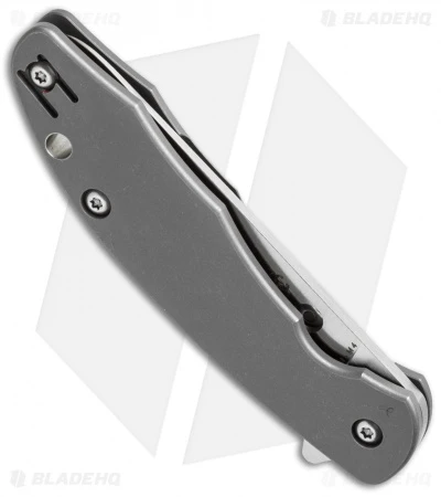 Spyderco Mantra 2 Flipper Knife Titanium (3.2" Satin) C203TIP 5 Spyderco Mantra 2 Flipper Knife Titanium (3.2" Satin) C203TIP - Image 3