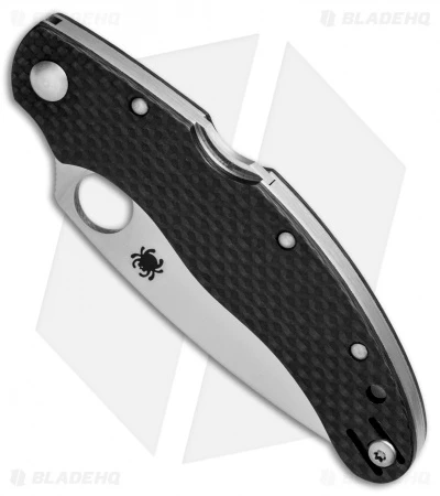 Spyderco Caly 3.5 ZDP-189 Carbon Fiber Folding Knife (3.5" Satin Plain) C144CFPE 4 Spyderco Caly 3.5 ZDP-189 Carbon Fiber Folding Knife (3.5" Satin Plain) C144CFPE - Image 2