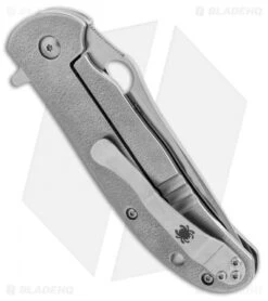 Spyderco Gayle Bradley Advocate Frame Lock Knife Titanium (3.5" Satin) C214TIP -Spyderco Sales Spyderco gayle bradley advocate ti C214TIP BHQ 36427 er side