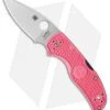 Spyderco Native 5 Lightweight Lockback Knife Pink FRN (3" Satin S30V) C41PPN5 -Spyderco Sales Spyderco native 5 lightweight pink FRN satin C41PPN5 BHQ 30198 jr