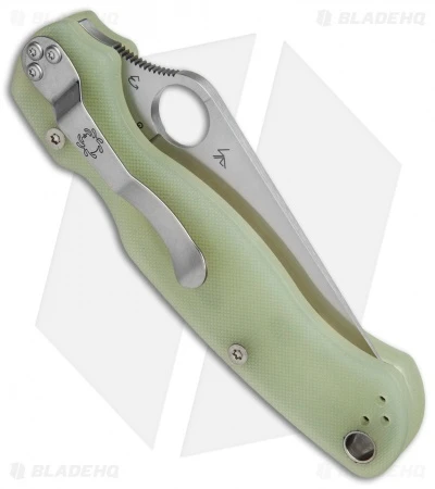 Spyderco M4 Paramilitary 2 Knife Natural G-10 (3.4" Satin) C81GM4P2 Exclusive 5 Spyderco M4 Paramilitary 2 Knife Natural G-10 (3.4" Satin) C81GM4P2 Exclusive - Image 3