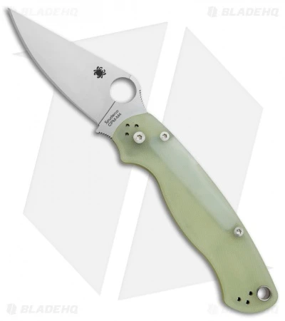 Spyderco M4 Paramilitary 2 Knife Natural G-10 (3.4" Satin) C81GM4P2 Exclusive 3 Spyderco M4 Paramilitary 2 Knife Natural G-10 (3.4" Satin) C81GM4P2 Exclusive