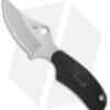 Spyderco Shirley-Owens ARK Fixed Blade Neck Knife (2.63" Satin Serr H1) FB35SBK 1 Spyderco Shirley-Owens ARK Fixed Blade Neck Knife (2.63" Satin Serr H1) FB35SBK -Spyderco Sales Spyderco shirley owens ARK neck knife satin serr BHQ 50836 er