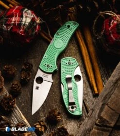 Spyderco Native 5 Exclusive M4 LW Lockback Knife Mint Green FRN (3" Satin) 12 Spyderco Native 5 Exclusive M4 LW Lockback Knife Mint Green FRN (3" Satin) -Spyderco Sales SpydercoNative5MintM4Listing