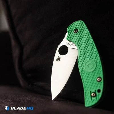 Spyderco Sage 5 Lightweight Compression Lock Knife Mint FRN (3" Satin M4) BHQ 8 Spyderco Sage 5 Lightweight Compression Lock Knife Mint FRN (3" Satin M4) BHQ - Image 6