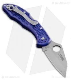 Spyderco Kahr Arms Delica 4 Knife Denim Blue FRN (2.5" Bead Blast) C11KAPDB 7 Spyderco Kahr Arms Delica 4 Knife Denim Blue FRN (2.5" Bead Blast) C11KAPDB -Spyderco Sales kahr spyderco delica 4 blue