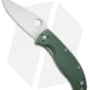 Spyderco Tenacious Liner Lock Knife Green G-10 (3.375" Satin) C122GPGR -Spyderco Sales spyderco Tenacious LL Green G 10 Satin BHQ 11301 jr